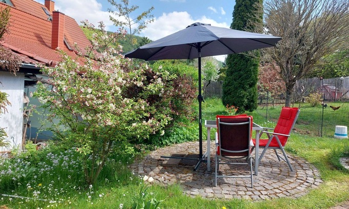 Fischbach/Rhon House | Beautiful private villa for 3 guests with WIFI, TV, patio and parking