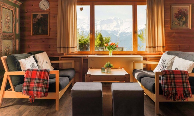 Verbier House | Beautiful private villa for 6 people with WIFI, TV, terrace and parking