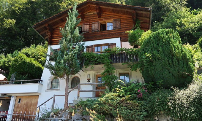 Luzein House | Beautiful private villa for 6 people with WIFI, TV, patio, panoramic view and parking