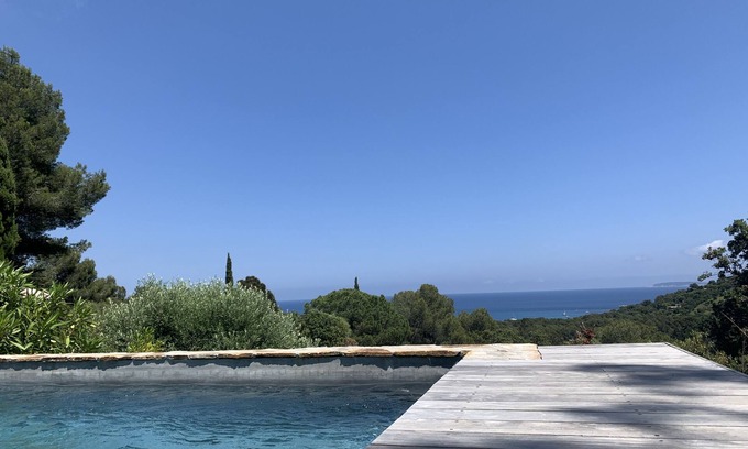 Cap Benat House | Beautiful renovated house, Domaine du Gaou-Bénat, magnificent sea view