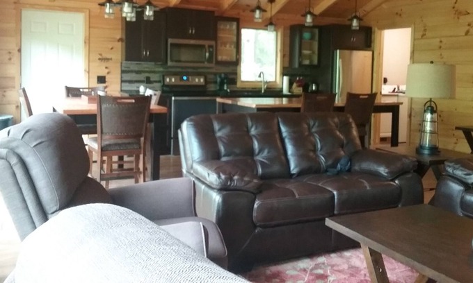 Evart Cabin | Beautiful, Secluded Muskegon Riverfront Cabin