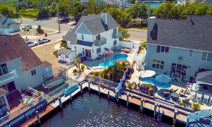 Bayville House | Beautiful Shore House with Heated Saltwater Pool and Bay!