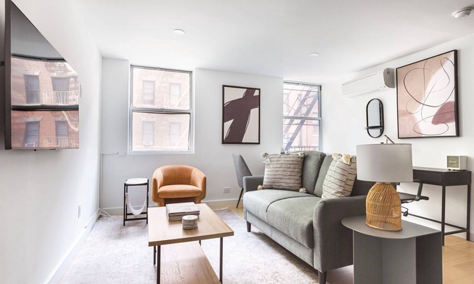 SoHo Apartment | Beautiful Soho 1BR w/In-Unit Laundry, nr Film Center, by Blueground