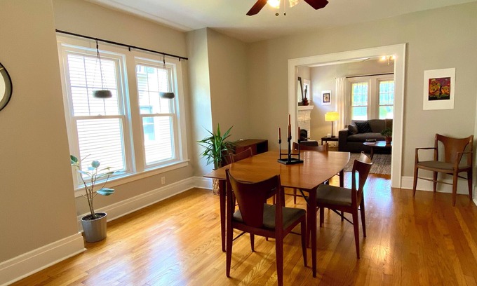 Syracuse Apartment | Beautiful, spacious 2 bdrm apartment in Syracuse with office space, WiFi and AC