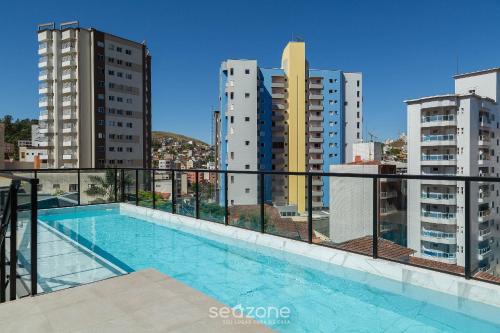 Sao Benedito Apartment | Beautiful studio in Poços de Caldas MG PGO402