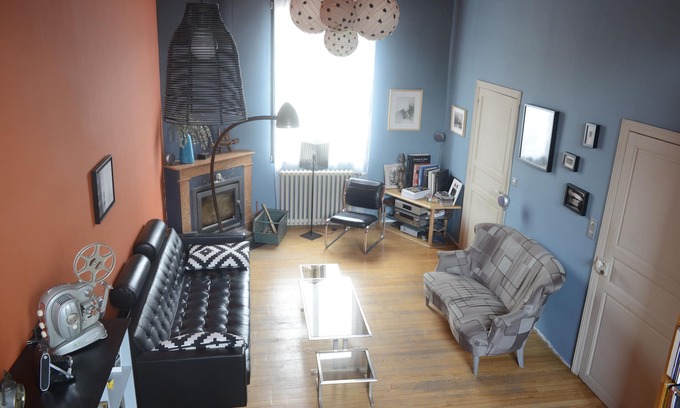 Patte d'Oie House | Beautiful townhouse with swimming pool & fireplace