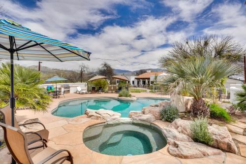 Catalina Ranch Estates House | Beautiful Tucson Oasis with Pool, Views and Privacy!