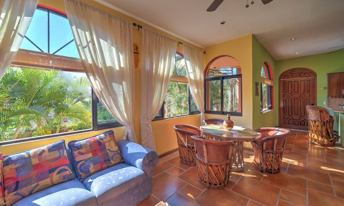 La Cruz de Huanacaxtle Apartment | Beautiful View Garden Apartment. Views of Banderas Bay,Garden,Pool and Waterfall