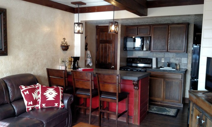 Angel Fire Condo | Beautiful views and easy walk to the lifts.