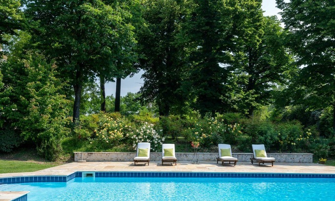 Fubine Villa | Beautiful villa for 8 people with WIFI, pool, TV, patio, pets allowed and parking