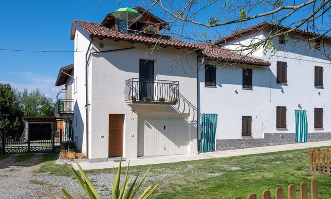 Pontestura House | Beautiful villa for 2 guests with A/C, WIFI, TV, terrace and parking