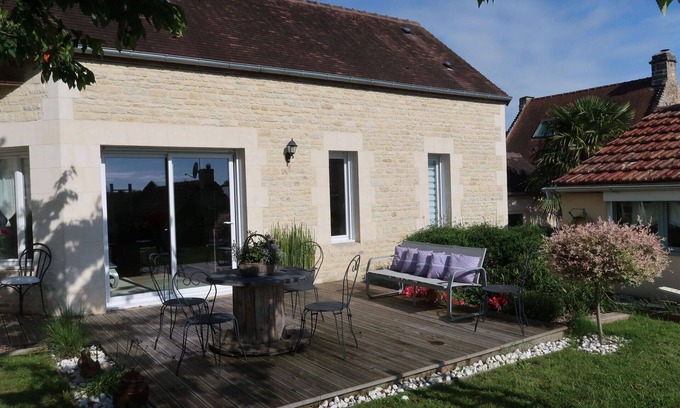 Fontaine-Henry House | Beautiful villa for 5 people with WIFI, TV, terrace and parking
