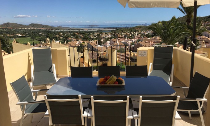 Diputacion de Rincon de San Gines Villa | Beautiful Villa with outstanding Panoramic Sea & Golf Course Views
