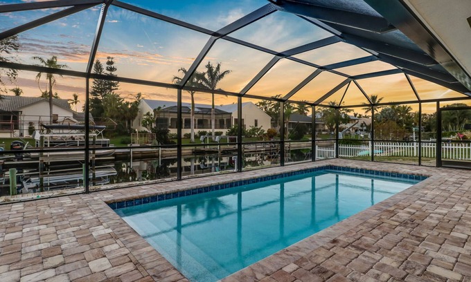 Bonita Springs House | Beautiful Waterfront Pool Home, All New Furnishings, Entire Home Updated