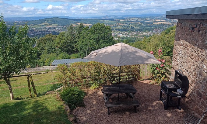 Redbrook House | Beautifully converted stone barn with amazing views towards the black mountains