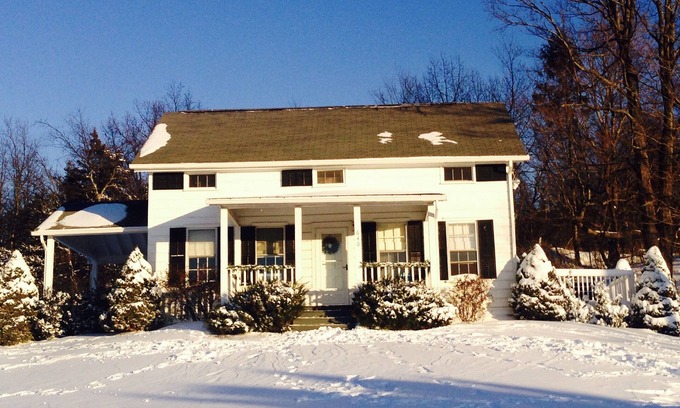Hollowville House | Beautifully designed Ladybug Hill Greek revival farmhouse