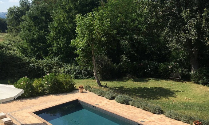 Penna San Giovanni Apartment | Beautifully renovated, modern, 1 bedroom apartment with swimming pool