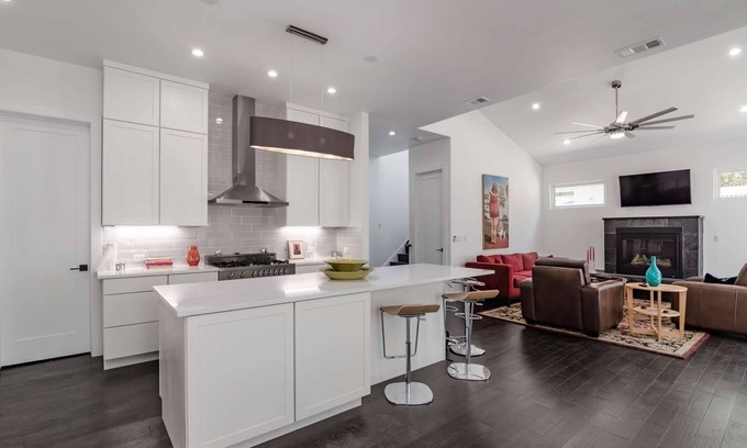 Travis Heights House | Beautifully remodeled home 1 block from South Congress, Spacious, Well-lit with open floor plan