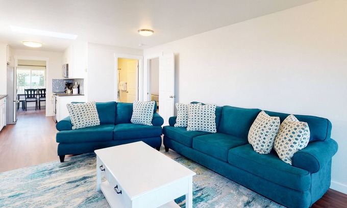 Waldport House | Beautifully renovated home across street from beach access - dogs welcome