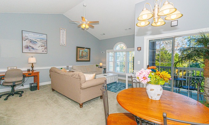Myrtle Beach Condo | Beautifully Updated Top Floor 1 Bedroom Condo - Riverwalk at Arrowhead Country Club - Unit 302