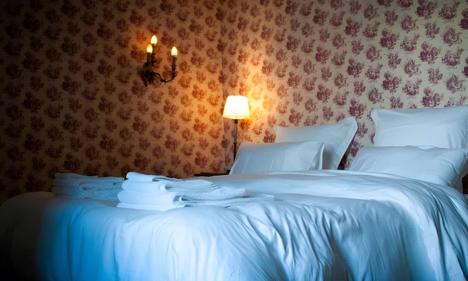Sanxay Bed & Breakfast | Bed and Breakfast 'Chambre Double - Vue Sur Parc' with Shared Garden and Wi-Fi