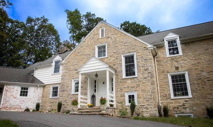 Bedford House | Bedford Heights - Stone Estate Home with View