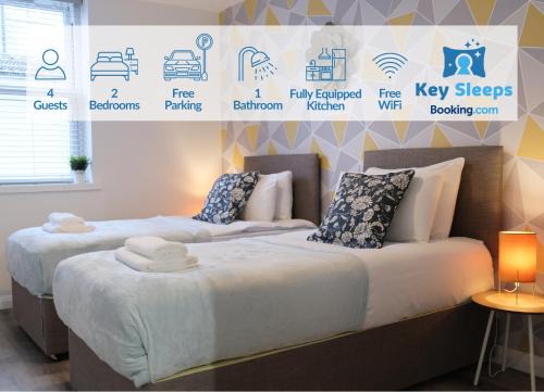 Bedford Apartment | Bedford Town Centre & Elegant Apartment inc PRIVATE Parking