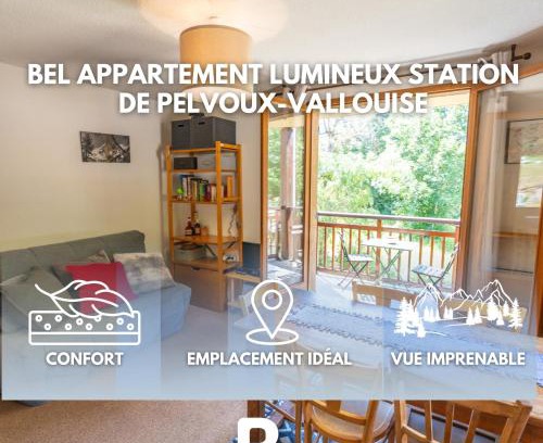 Vallouise-Pelvoux Apartment | Bel appartement lumineux et confortable - Parc national des Écrins