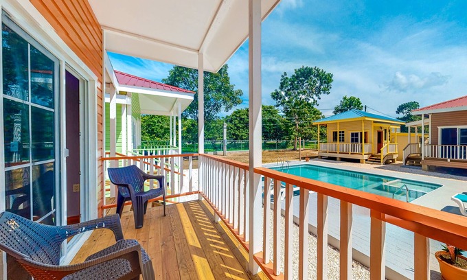 Dangriga House | Belizean estate rental, group-friendly lodging, W/Shared Pool & Tennis