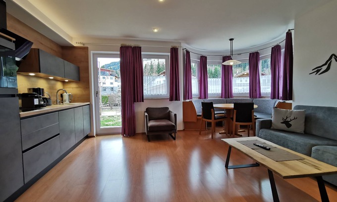 Nauders Apartment | Bella Vista Active Apart 5 - 130m2 with 4 bedrooms and garden (8+2)