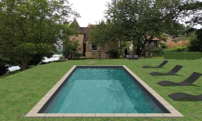 Badefols-sur-Dordogne House | Belle Demeure Historique Avec vue Panoramique sur le Fleuve