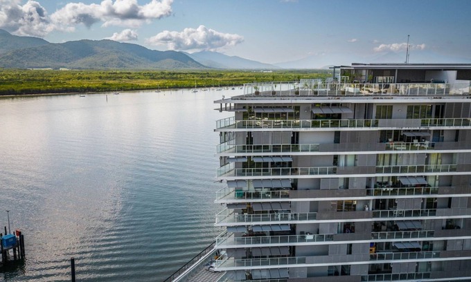Cairns Central Business District Apartment | Belle Escapes 703 Harbour Lights Cairns Apartment with water views