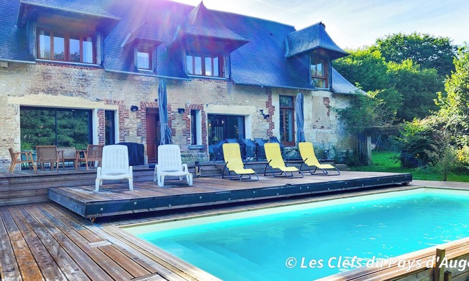 Beuvillers House | Belle Maison de Campagne aux Portes de Lisieux, Piscine, 10 à 14 Personnes