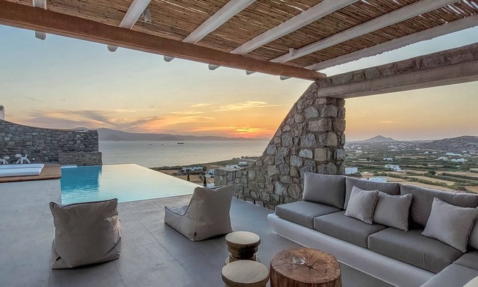 Maragas Villa | Bellevue Villa Three - 130sqm villa, infinity private pool and outstanding view!