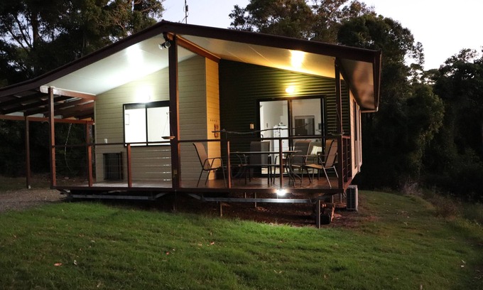 Bellthorpe Cabin | Bellthorpe Stays- Birdwing cabin: nature's favourite place on 400 private acres.