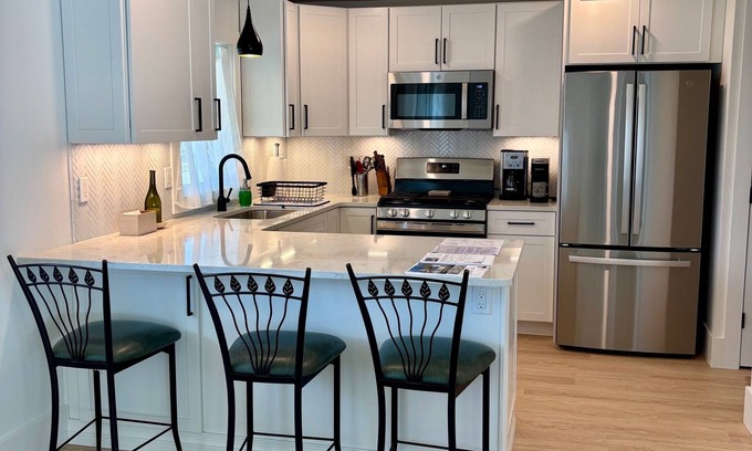Belmar House | Belmar Beach Cottage - Private Backyard, BBQ, Outdoor Shower, AC, 2 Beach Badges