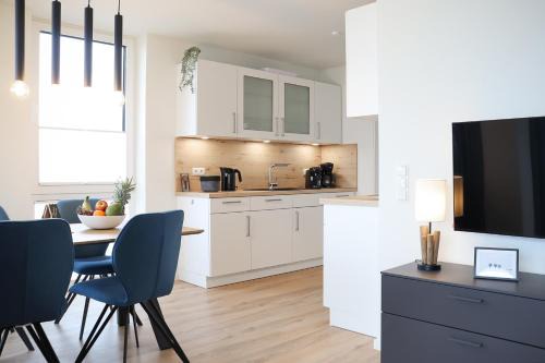 Marienleuchte Apartment | BeltBlick 4 - Moderne Ferienwohnung direkt am Strand mit Sauna und Meerblick!
