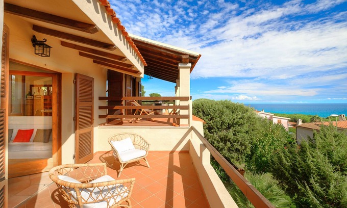 Sas Linnas Siccas Villa | Belvedere villa with panoramic sea view