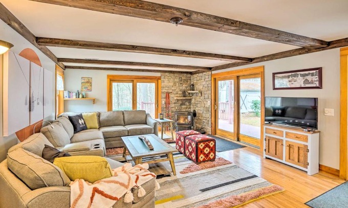 Charlemont Apartment | Berkshires Getaway Less Than 1 Mi Skiing and Hiking!