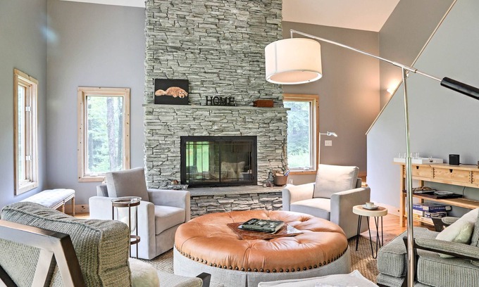 Becket House | Berkshires Home on 11 Acres w/Pond & 2 Fire Pits!