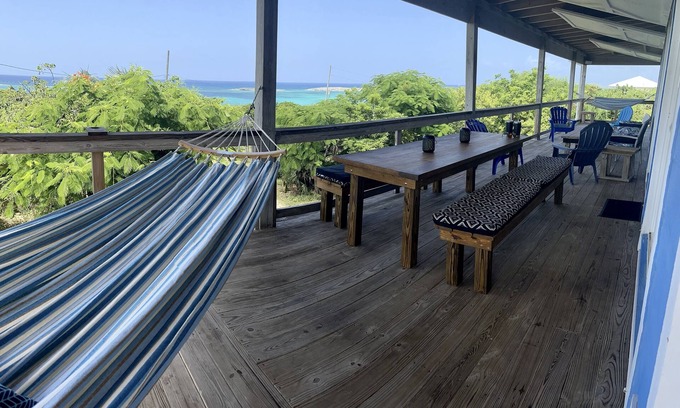Clarence Town House | Best Beach House at Turtle Cove/Dean's Blue Hole! Steps To The Private Beach.