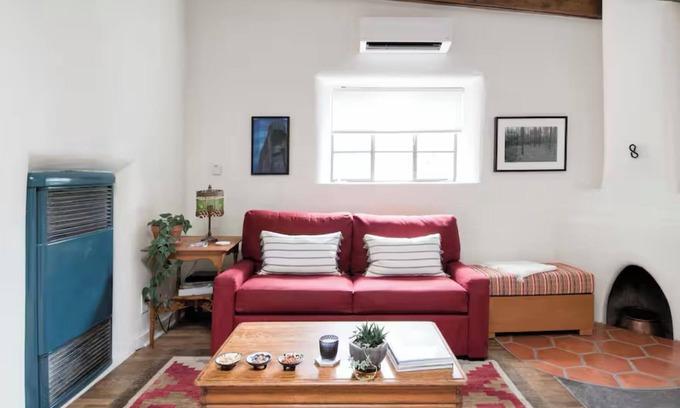Taos Condo | Best Casa: Peaceful Apartment in Historic Hacienda with Private Hot Tub