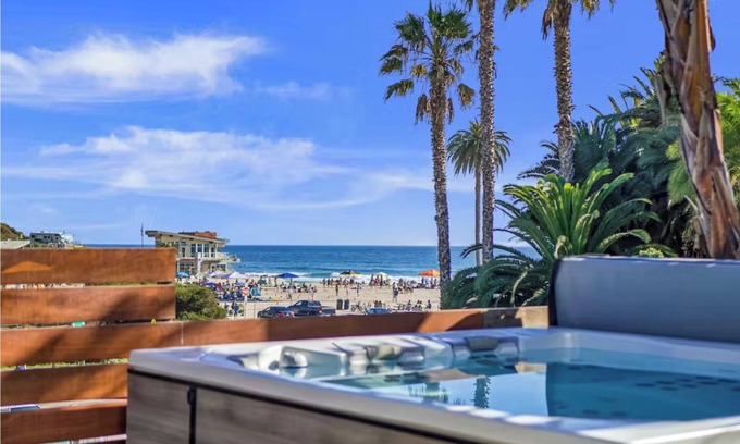 Encinitas House | Best Modern House at Beach! Spectacular Beach/Ocean Views, Luxury Designer Decor