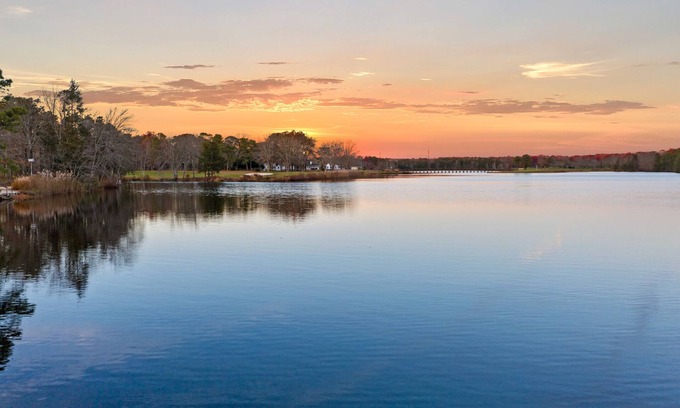 Ocean Acres House | Best of Both Worlds Lakefront Getaway. 7 Miles from Long Beach Island