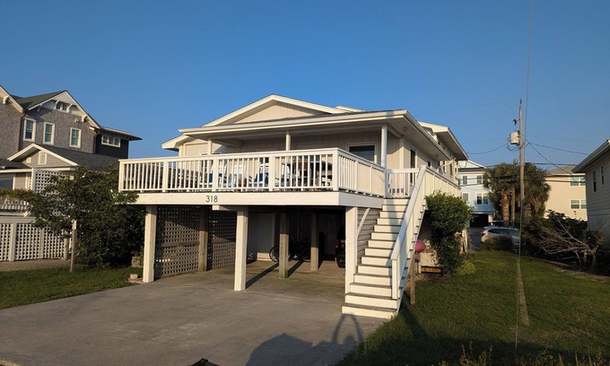 Wrightsville Beach House | Best Overall Beach Vacation Rental in the Carolinas & Includes Pier w/Boat Dock