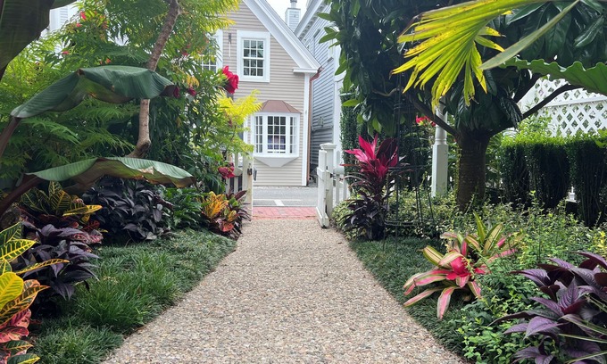 Provincetown Condo | Best Patio on Commercial-Tropical Garden-Prime Location