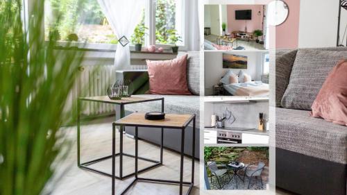 Huenfeld Apartment | BEST STAY moderne Stadtwohnungen in Hünfeld - Küche, Schlafsofa, Terrasse oder Balkon WLAN Smart TV