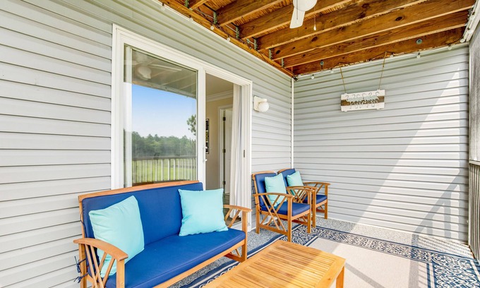 Ocean View Condo | Bethany Bay Dog-Friendly Getaway w/Free WiFi, Shared Pool, & Sports Courts