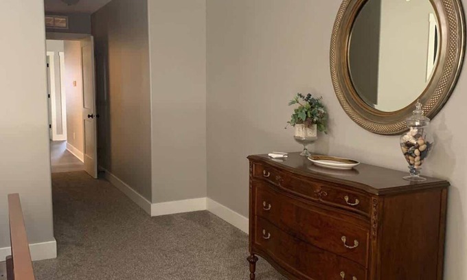 Quad Cities Condo | Bettendorf Condo: Fireplace, King Bed & Family Fun!