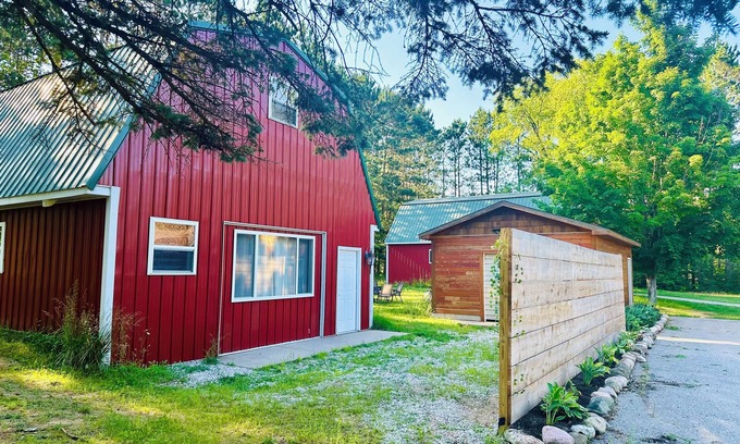 Interlochen House | Between Crystal Mountain & TC - Barn - Guest house on 10acres. Pet-friendly!